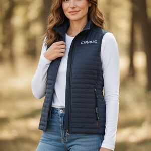Cirrus Quilted Navy Puffer Vest